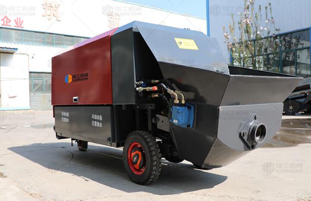 混凝土輸送泵，泵送后的工作不能落下